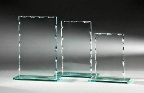 Glaspokal Wellenschliff Glaspokal Wellenschliff