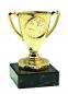 Preview: Minipokal Welt Gold - Silber - Bronze mit Henkel