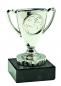 Preview: Minipokal Welt Gold - Silber - Bronze mit Henkel