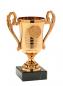 Preview: Minipokal mit Henkel Gold - Silber - Bronze