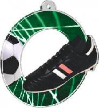 Acrylmedaille Fußball