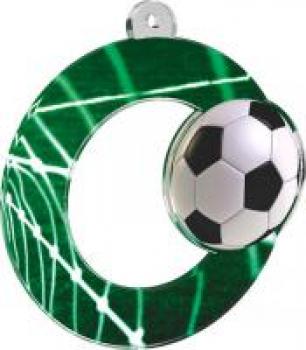 Acrylmedaille Fußball