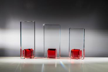 Glaspokal Rechteck