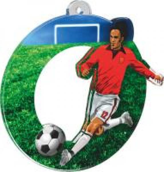 Acrylmedaille Fußball