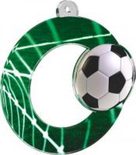 Acrylmedaille Fußball