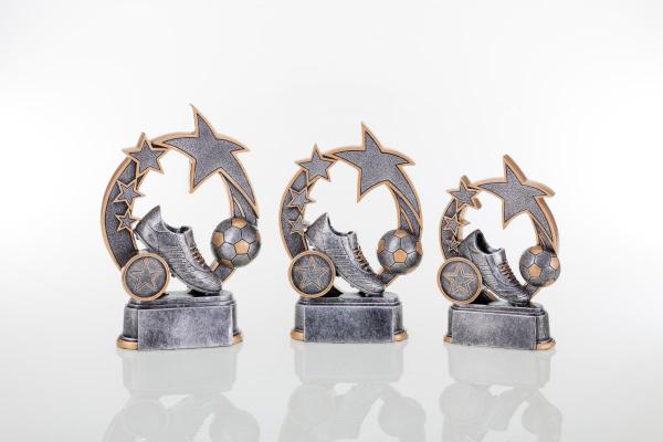 Pokal Fußball 3er Serie