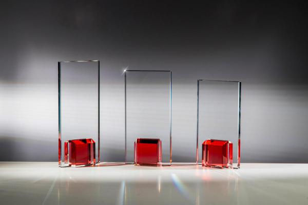 Glaspokal Rechteck