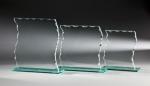 Glaspokal Wellenschliff